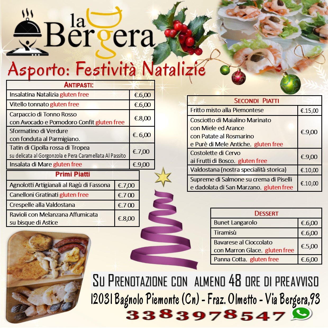 Asporto Festività Natalizie